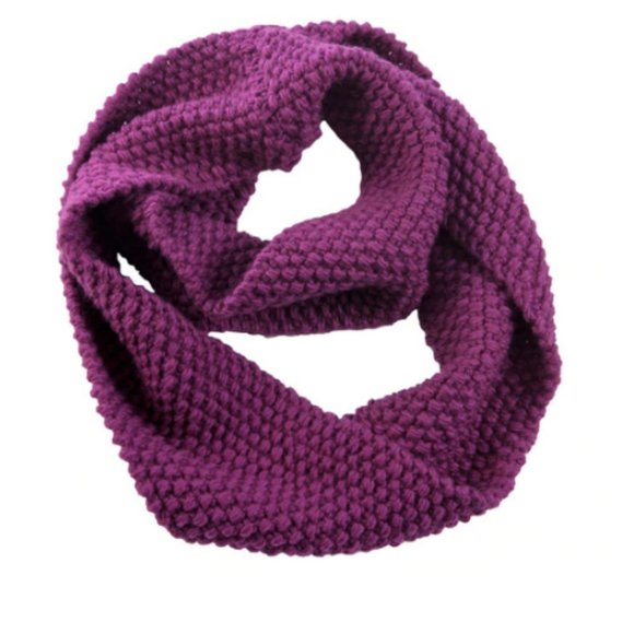 💥 HM Nepali Merino Popcorn Infinity Scarf Raisin - Picture 3 of 3